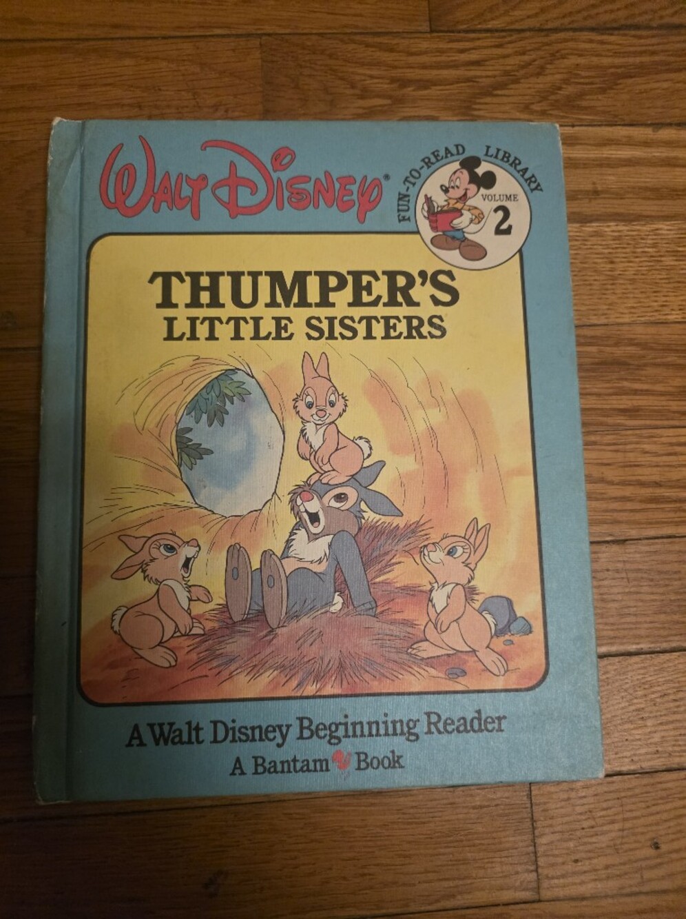 Thumper’s Little Sisters, Walt Disney Fun-to-Read Library, Volume 2, HC 1986